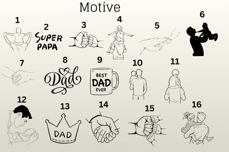 Personalisierter Kugelschreiber für Papa mit Gravur
