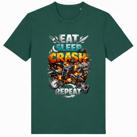 Grünes FPV Drohnen T-Shirt, Geschenk für Drohnenpiloten und FPV Fans