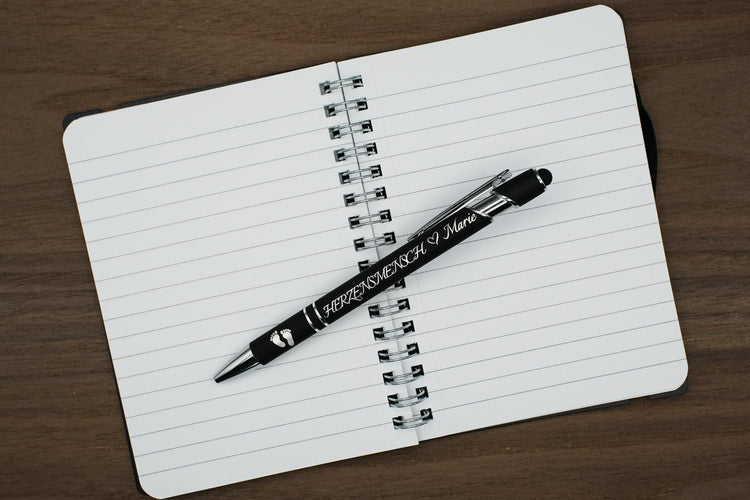 Personalisierter Kugelschreiber für Hebamme mit Gravur – Touchpen & Name