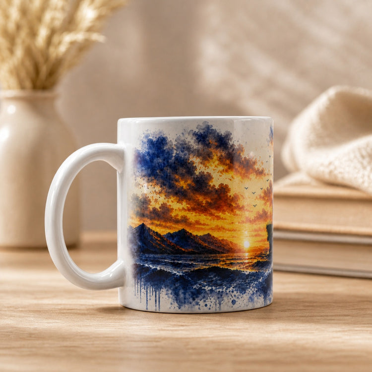 Buckelwal Tasse „Hope / Timmy“ – Wal Andenken, Meer Tasse, Ozean Kunst, Hoffnung & Schutz, Geschenk für Meeresliebhaber