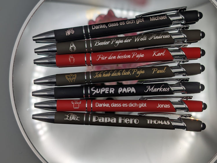 Personalisierter Kugelschreiber für Papa mit Gravur